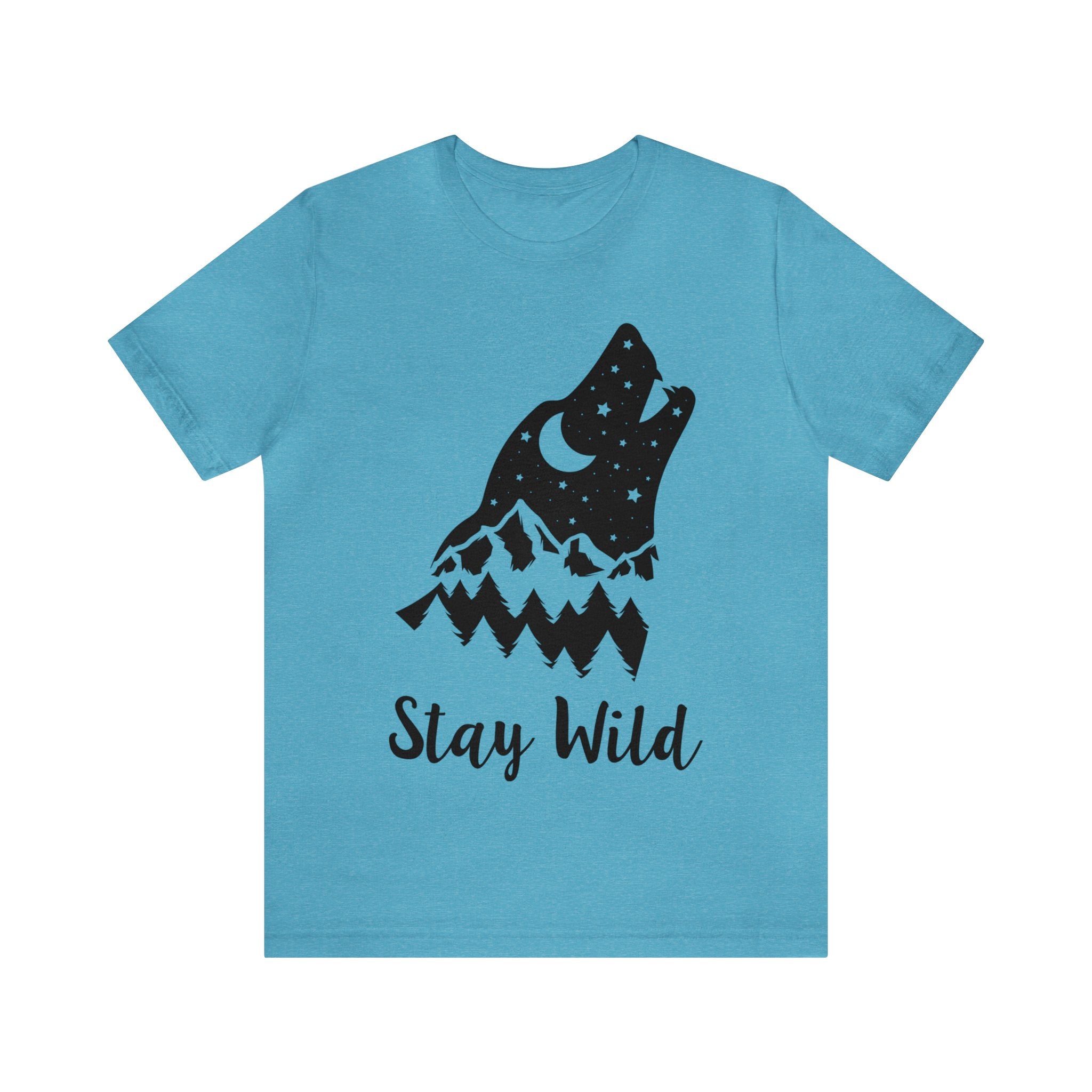 Stay Wild | Camping Outdoors Printed Men T-shirt
