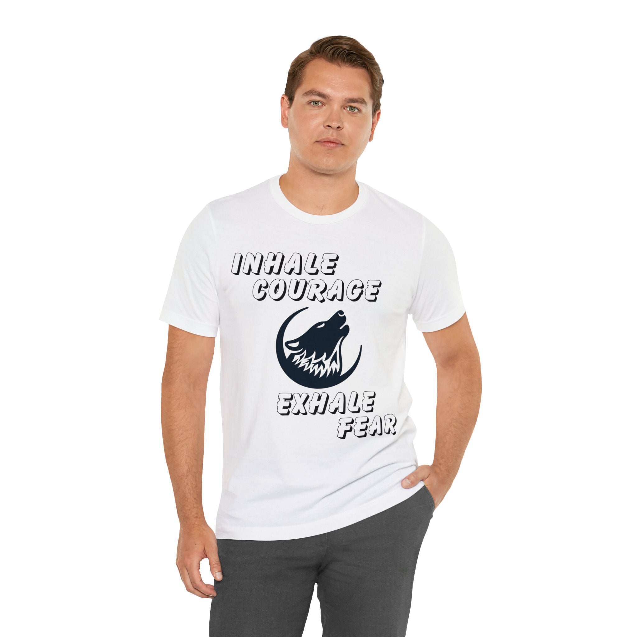 Courage | Inspirational Printed Men T-shirt