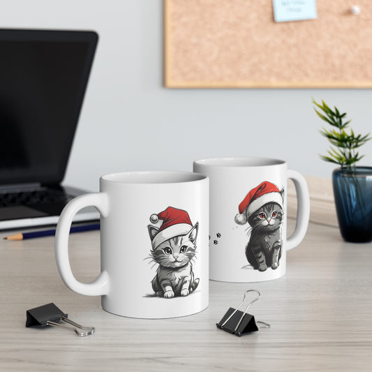 Cute Cats Print Mug 11oz