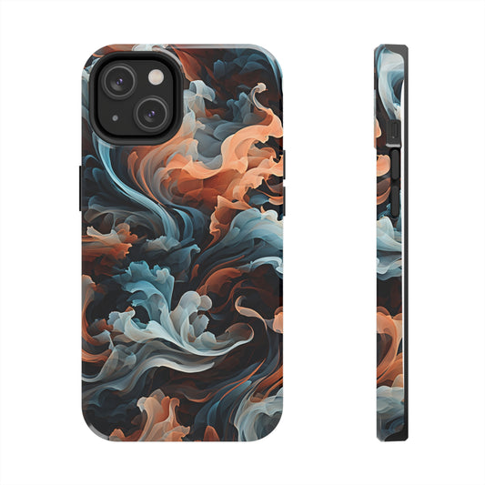 Beautiful Colorful Smoke |  | Printed Tough Phone Case for iPhone 12, 13 and 14
