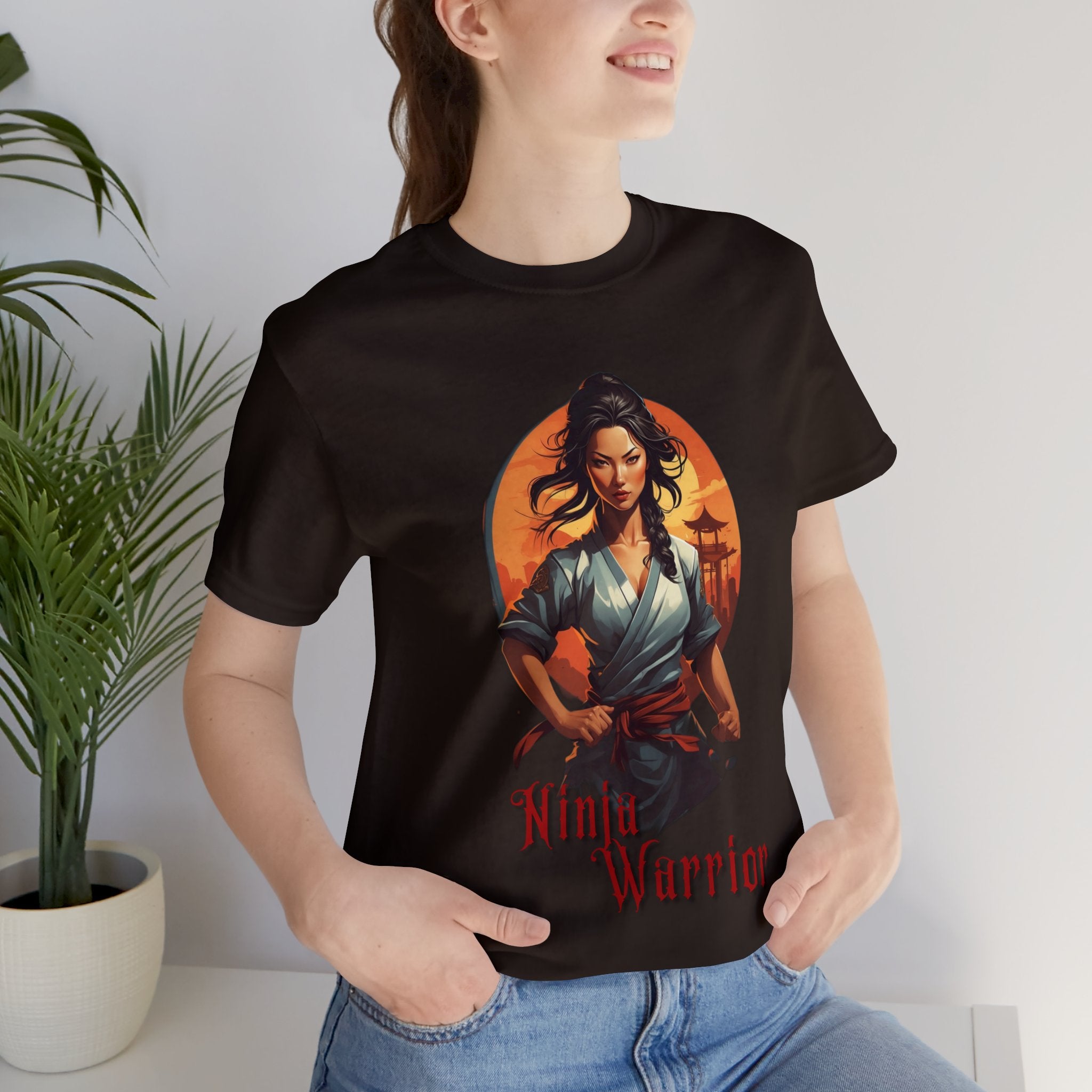 Ninja Warrior | Japanese Graphic Printed Women T-shirt