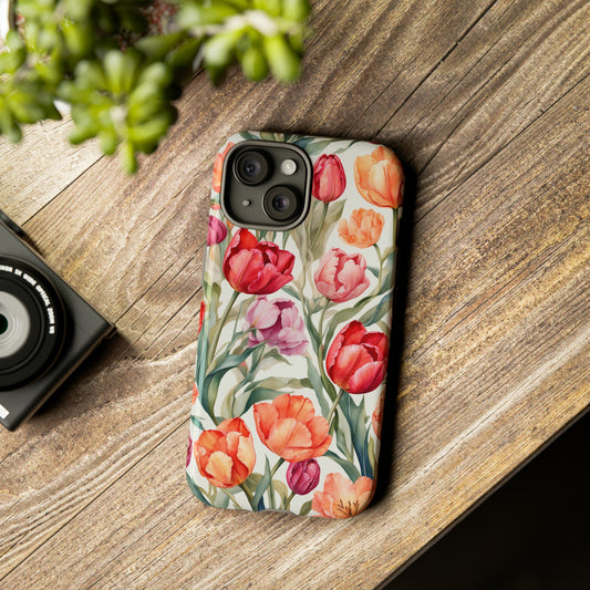 Tulip Flowers | iPhone 15 Google Pixel Samsung Galaxy Case