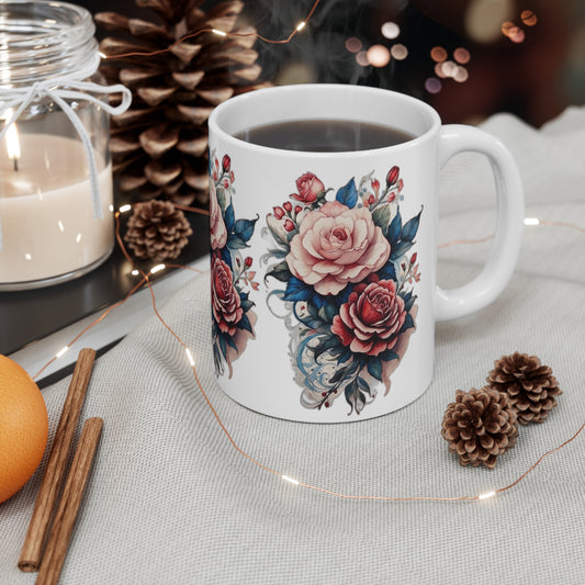 Flowers Printed Coffee Mug | Gift Mug