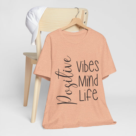 Positive Vibes | Printed Men Yoga T-shirt