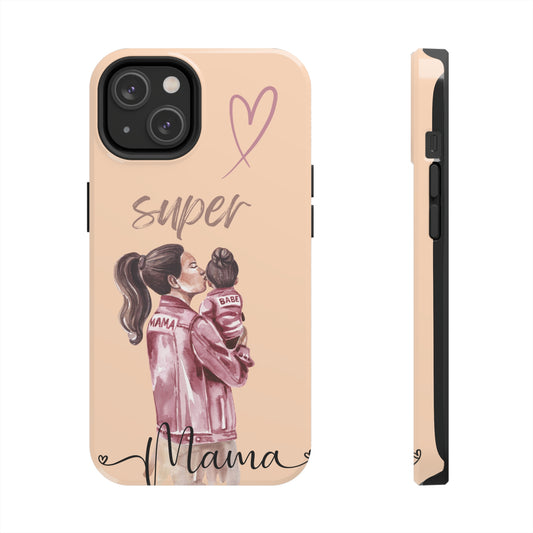 Super Mama  | Printed Tough Phone Case for iPhone 12, 13 and 14