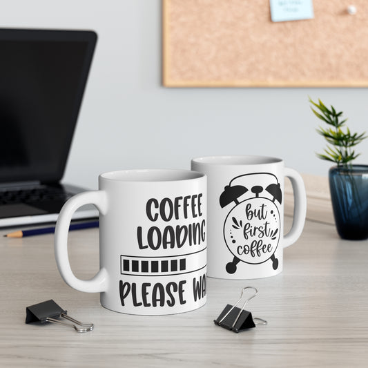But First Coffee | Printed Mug for Coffee Lovers | 11 Oz