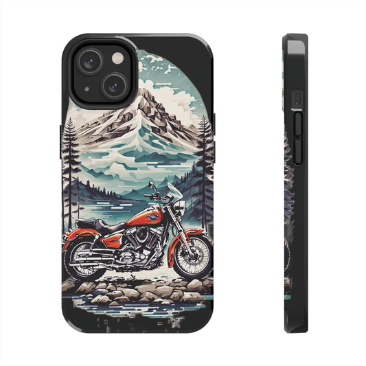 Motorcycle | Printed Tough Phone Case for iPhone 12, 13 and 14