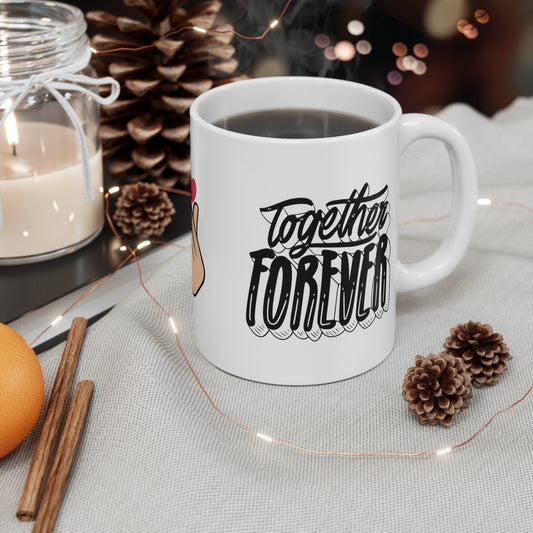 Together Forever | Just Married Print Coffee Mug | Gift Mug