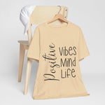 Positive Vibes | Printed Women Yoga T-shirt