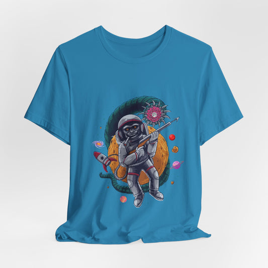 Monkey in Space Hunting  Men T-shirt