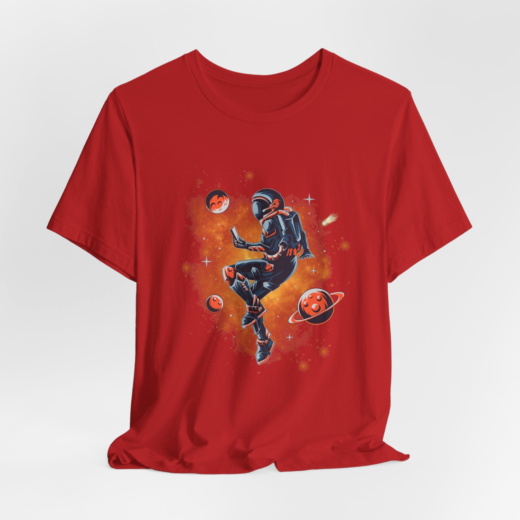 Astronaut In Deep Space  Men T-shirt