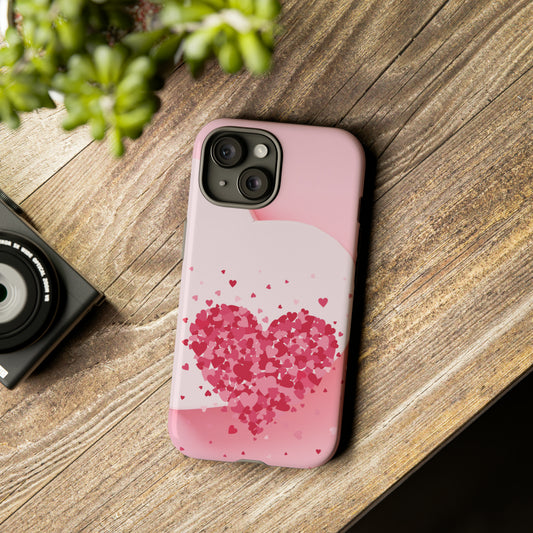 Heart Printed | iPhone 15 Google Pixel Samsung Galaxy Case Tough Cases