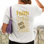 Faith | Cool Front and Back Printed Women T-shirt