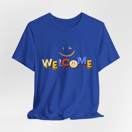 Welcome Smile Women T-shirt