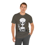 Peace | Alien Printed  Unisex T-shirt