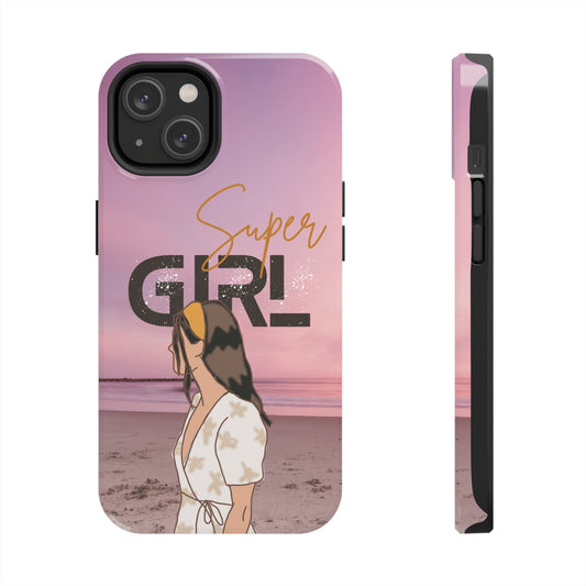 Super Girl  | Printed Tough Phone Case for iPhone 12, 13 and 14