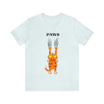 Paws | Printed Cat Lover Women T-shirt