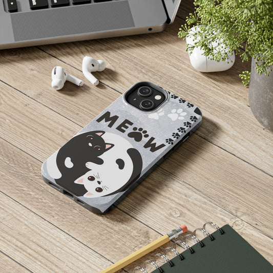 Cute Cats | Printed Tough Phone Case for iPhone 12, 13 and 14