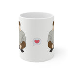 You, Me and Coffee | Printed Couple Coffee Mug | 11 Oz
