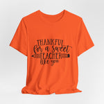 Thankful Teacher  T-shirt | Cool Outdoors Printed Men T-shirt