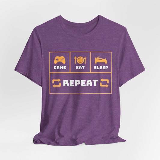 Game Eat Sleep | Printed Men T-shirts