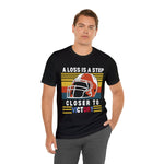 A Step Closer to Victory | Printed Football Men T-shirts
