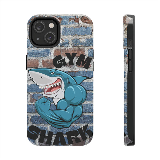 Gym Shark  | Printed Tough Phone Case for iPhone 12, 13 and 14