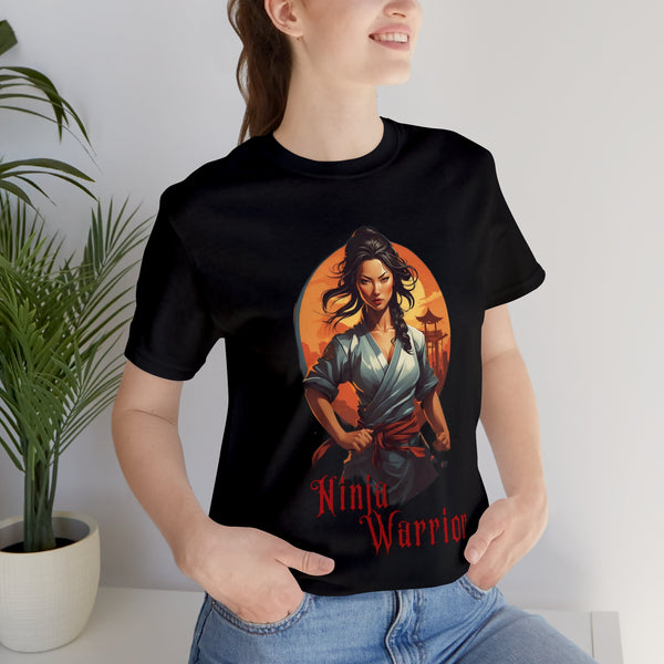 Ninja Warrior | Japanese Graphic Printed Women T-shirt