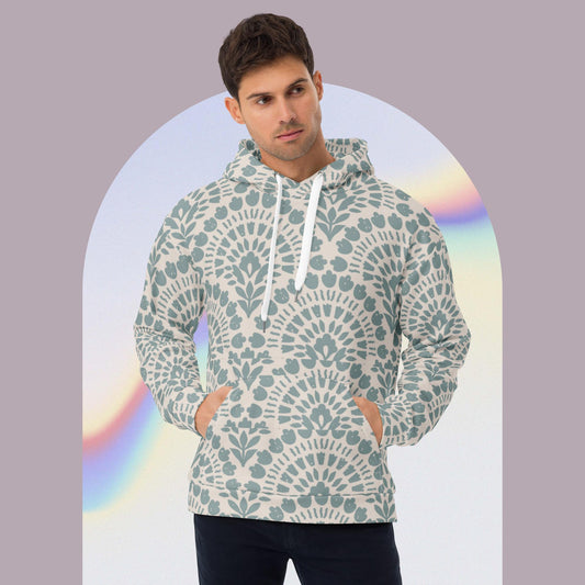All over pattern Unisex Hoodie for Men