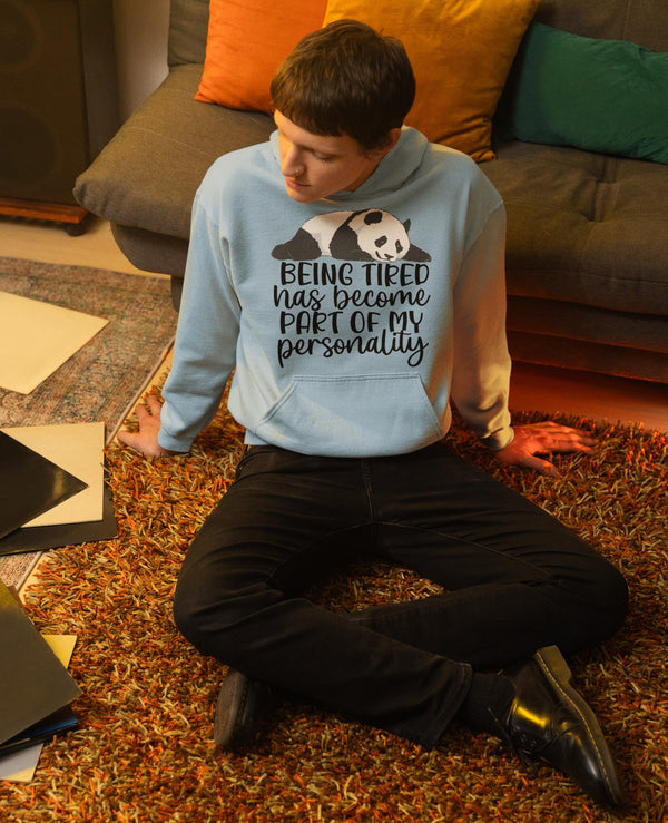 Being Lazy | Printed Funny Quote Hoodie for Lazy Men