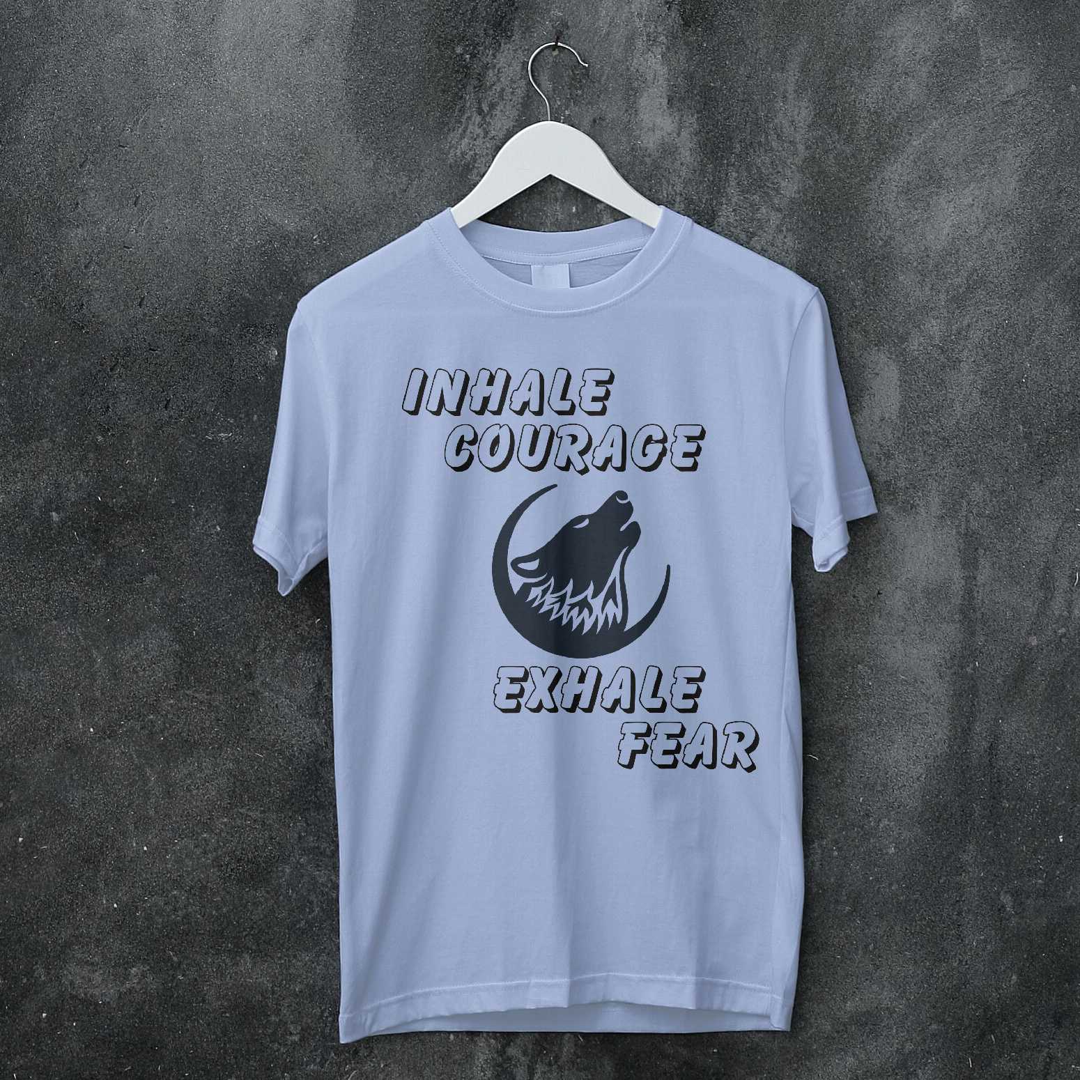 Courage | Inspirational Printed Men T-shirt