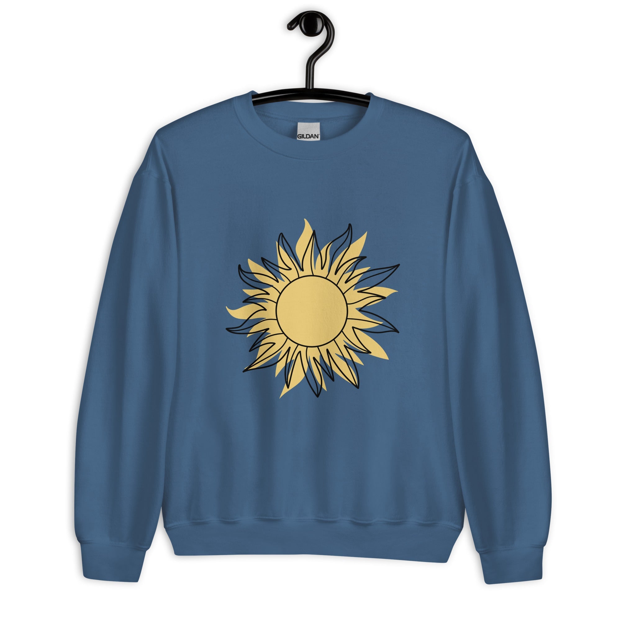 Sun | Positive Boho Sun Printed Women Sweatshirt