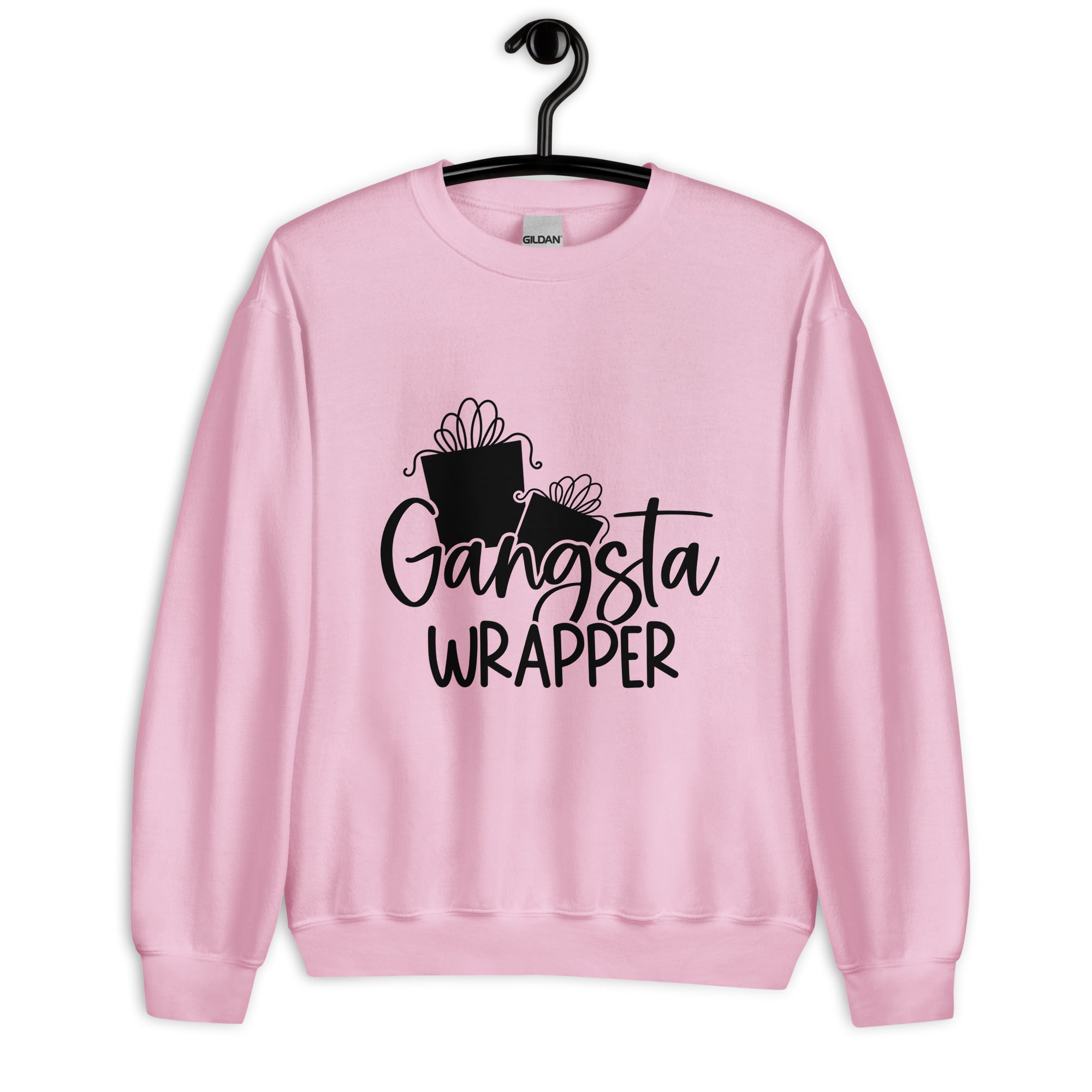 Gangsta Wrapper | Christmas Funny Printed Men Sweatshirt