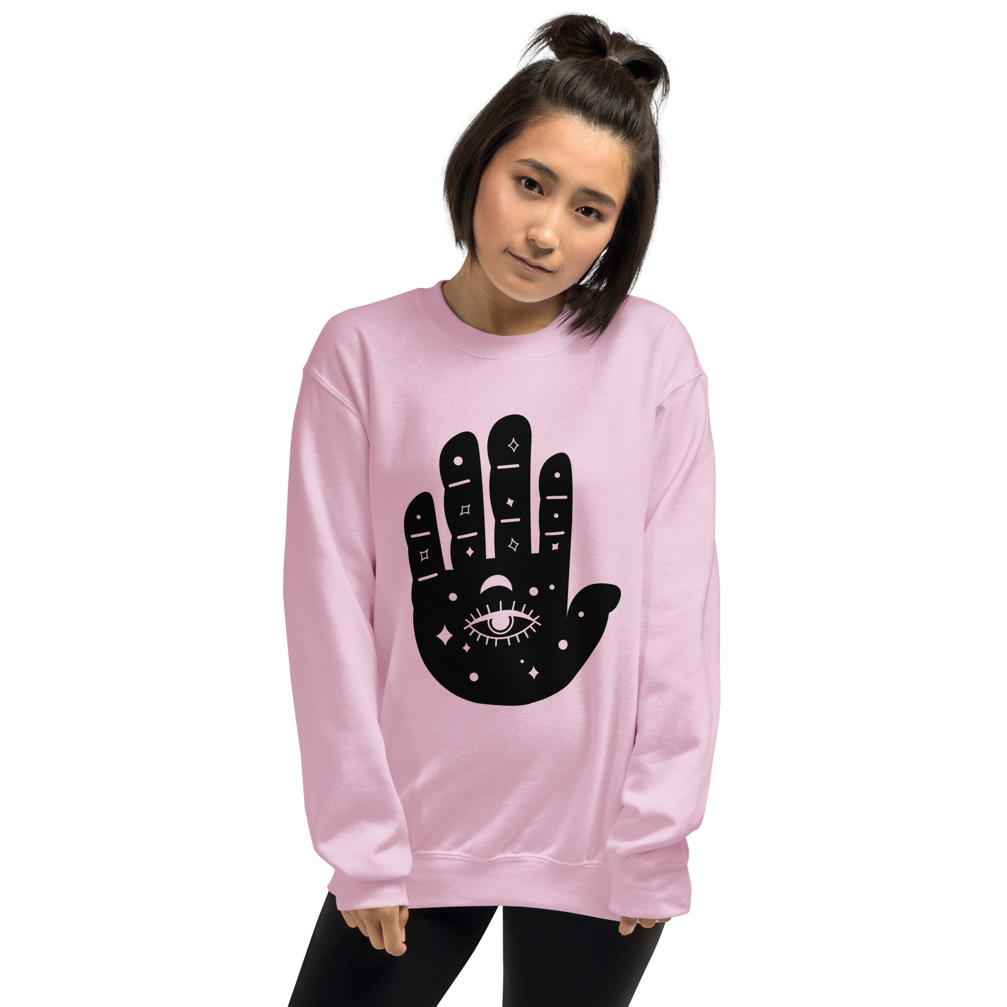 Hand Eye Print Sweatshirt