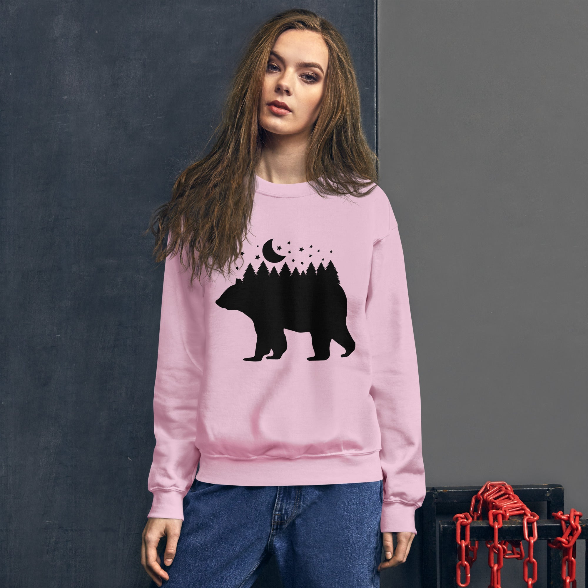 Forest Bear Women Sweatshirt