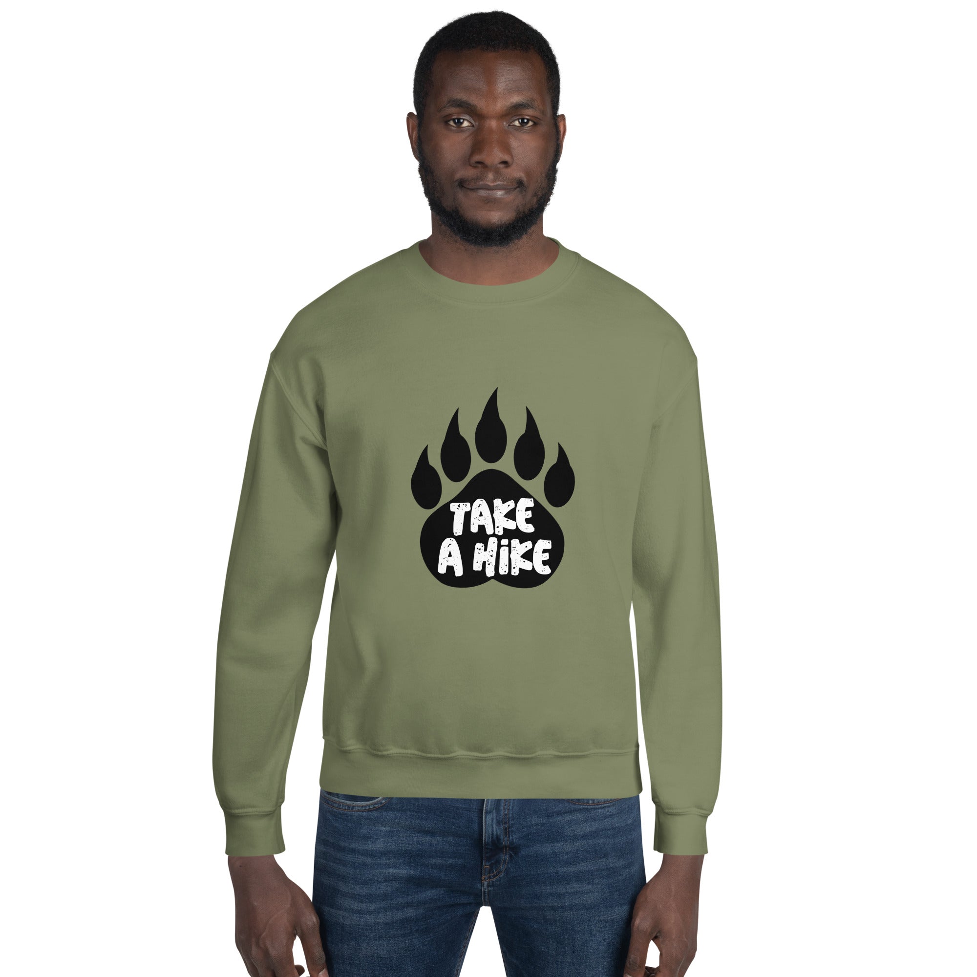 Wild Foot Print Men Sweatshirt