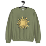 Sun | Positive Boho Sun Printed Men Sweatshirt