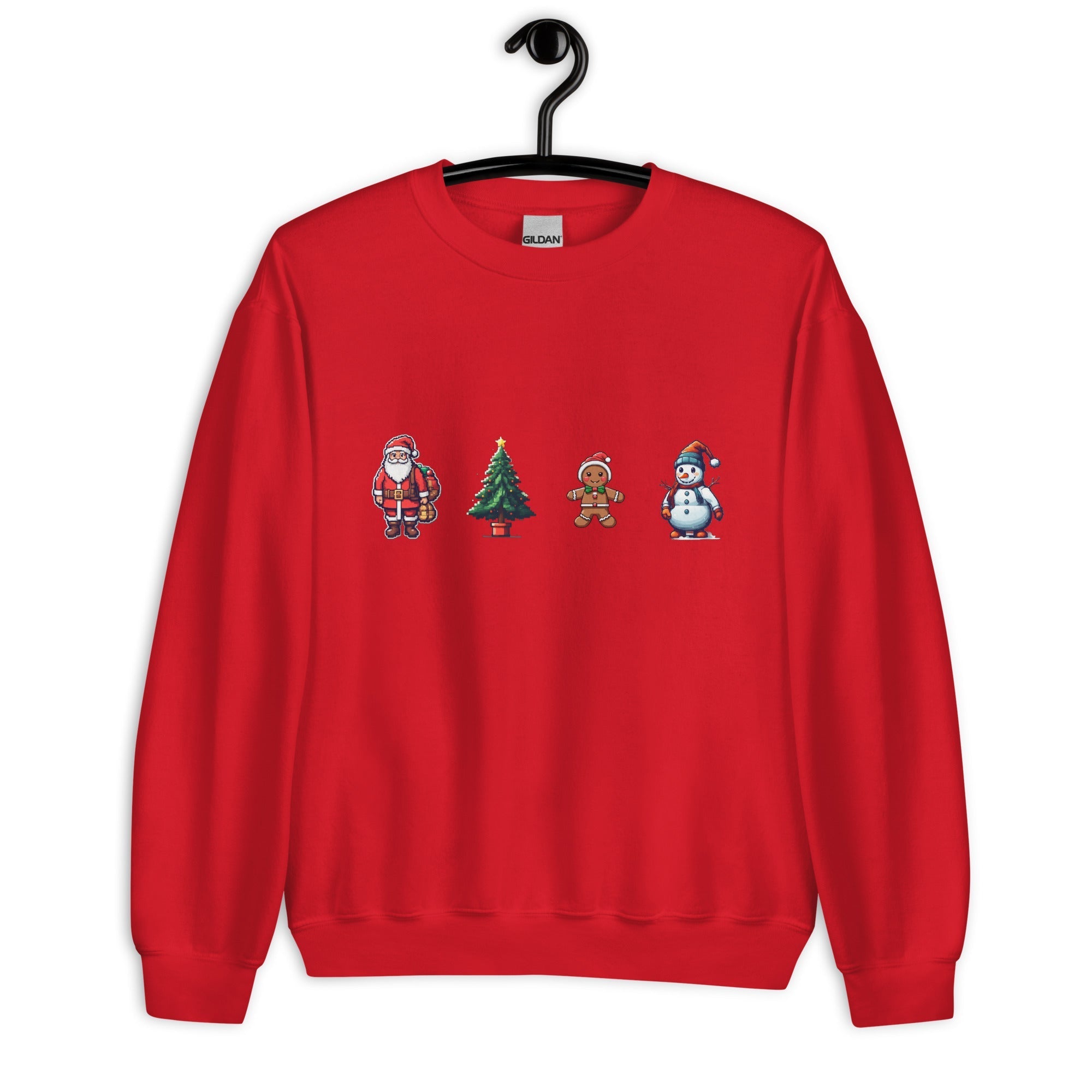 Christmas Miracle | Christmas Pixel Elements Printed Men Sweatshirt