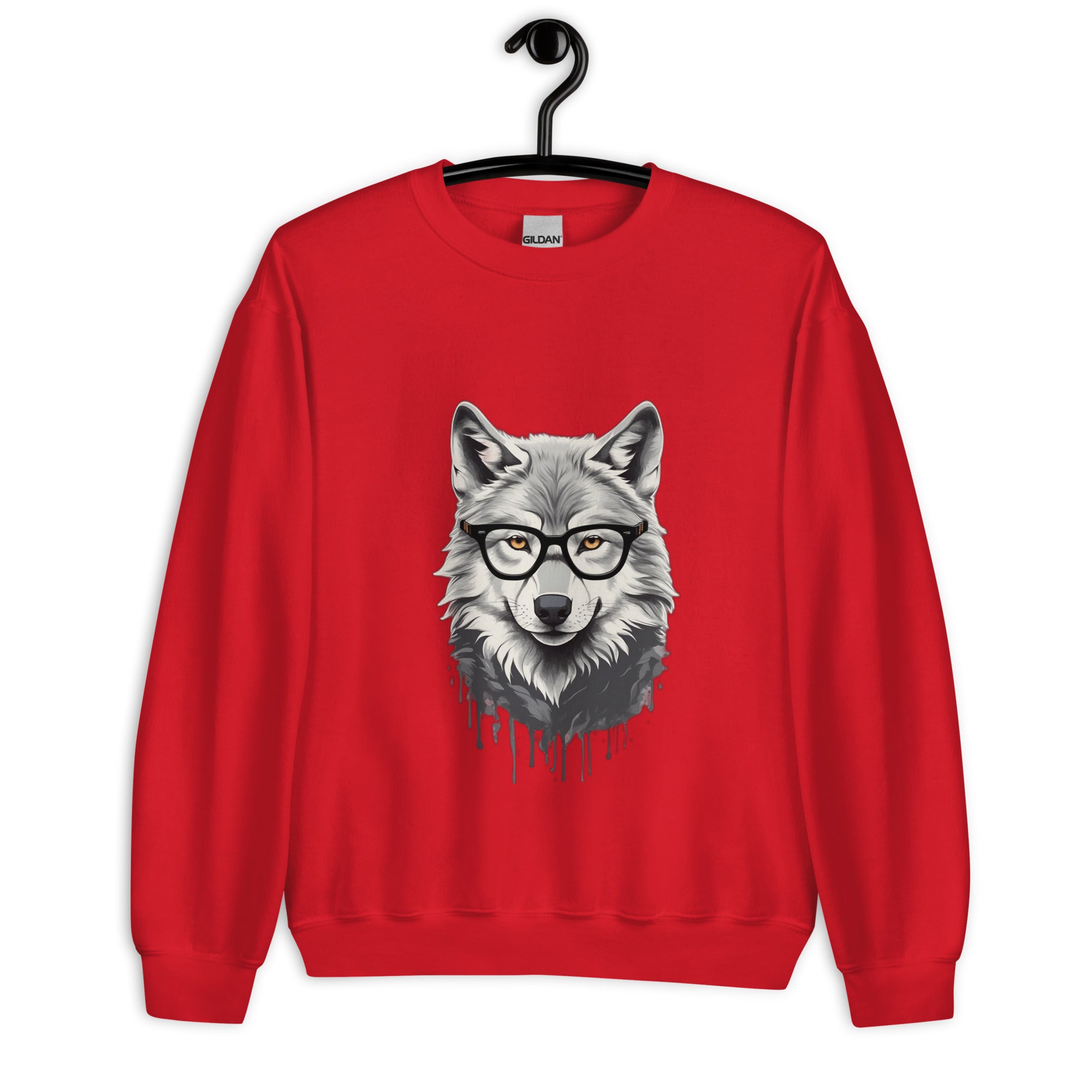 Wolf Face Men Sweatshirt