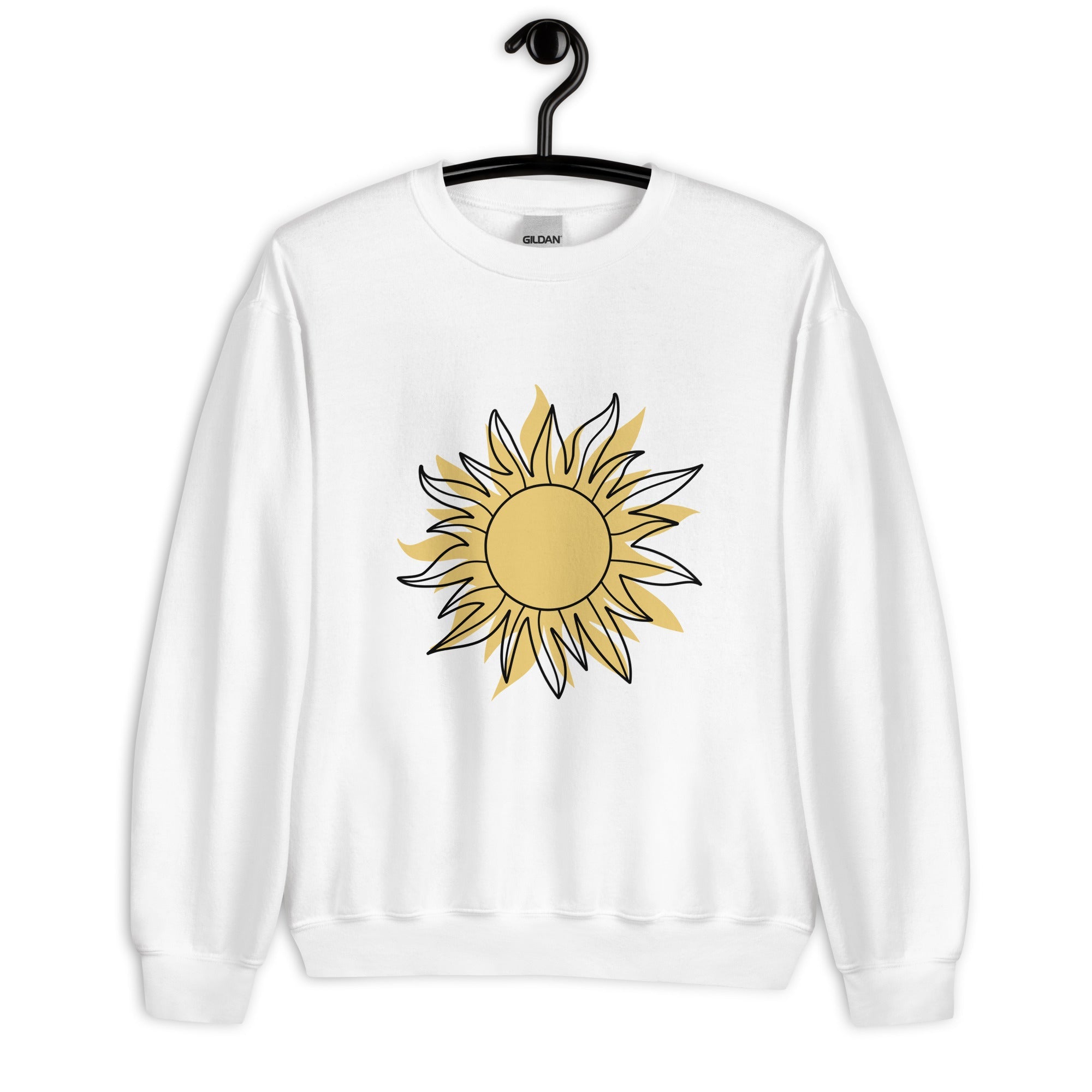 Sun | Positive Boho Sun Printed Women Sweatshirt