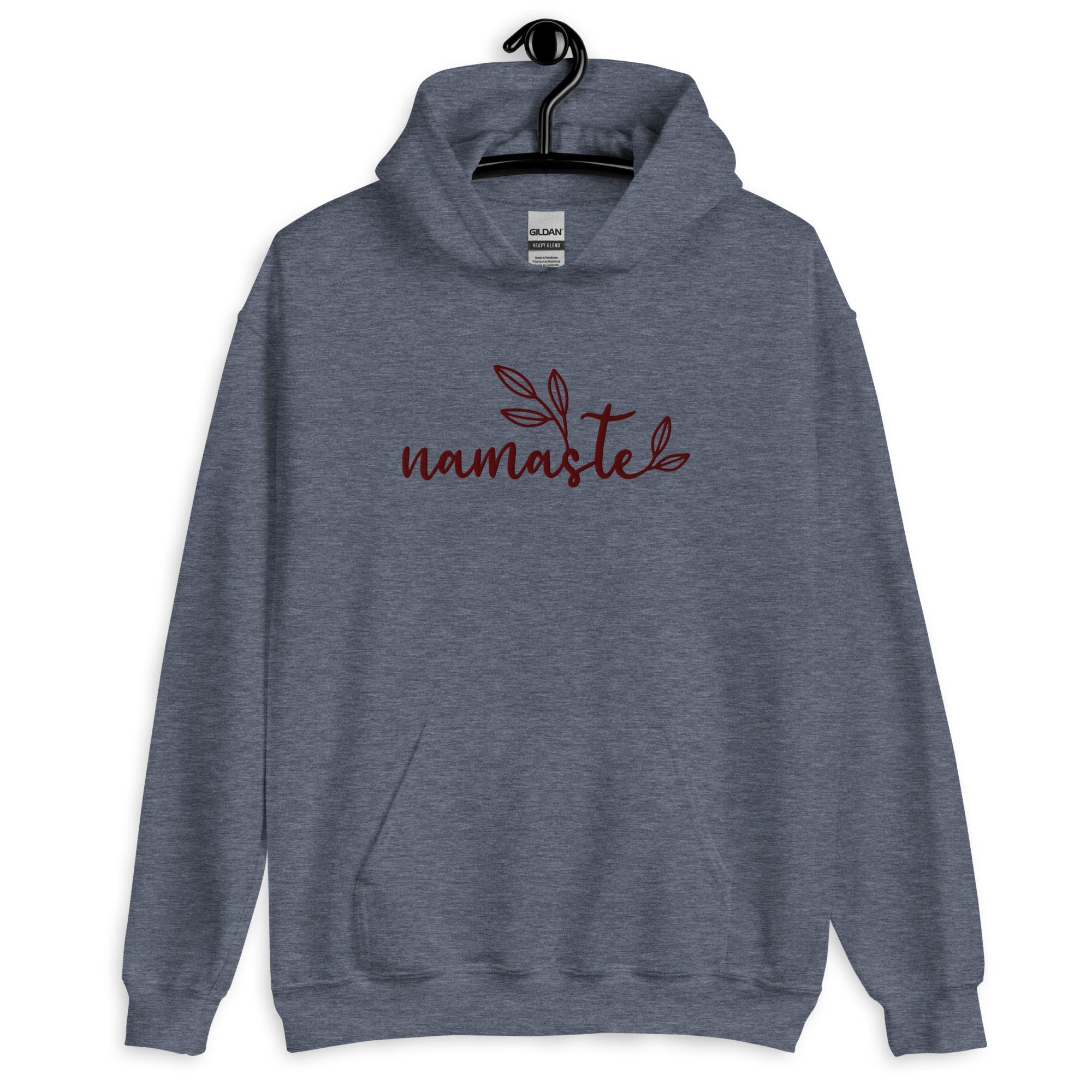Namaste | Embroidery Print Yoga Hoodie for Men