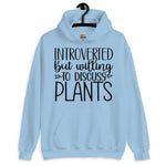Introvert Plant Lover | Printed Plant Parent Hoodie for Women