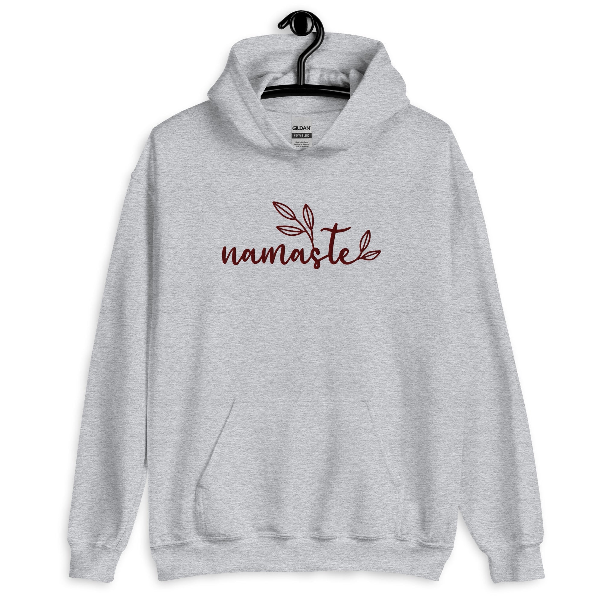 Namaste | Embroidery Print Yoga Hoodie for Men