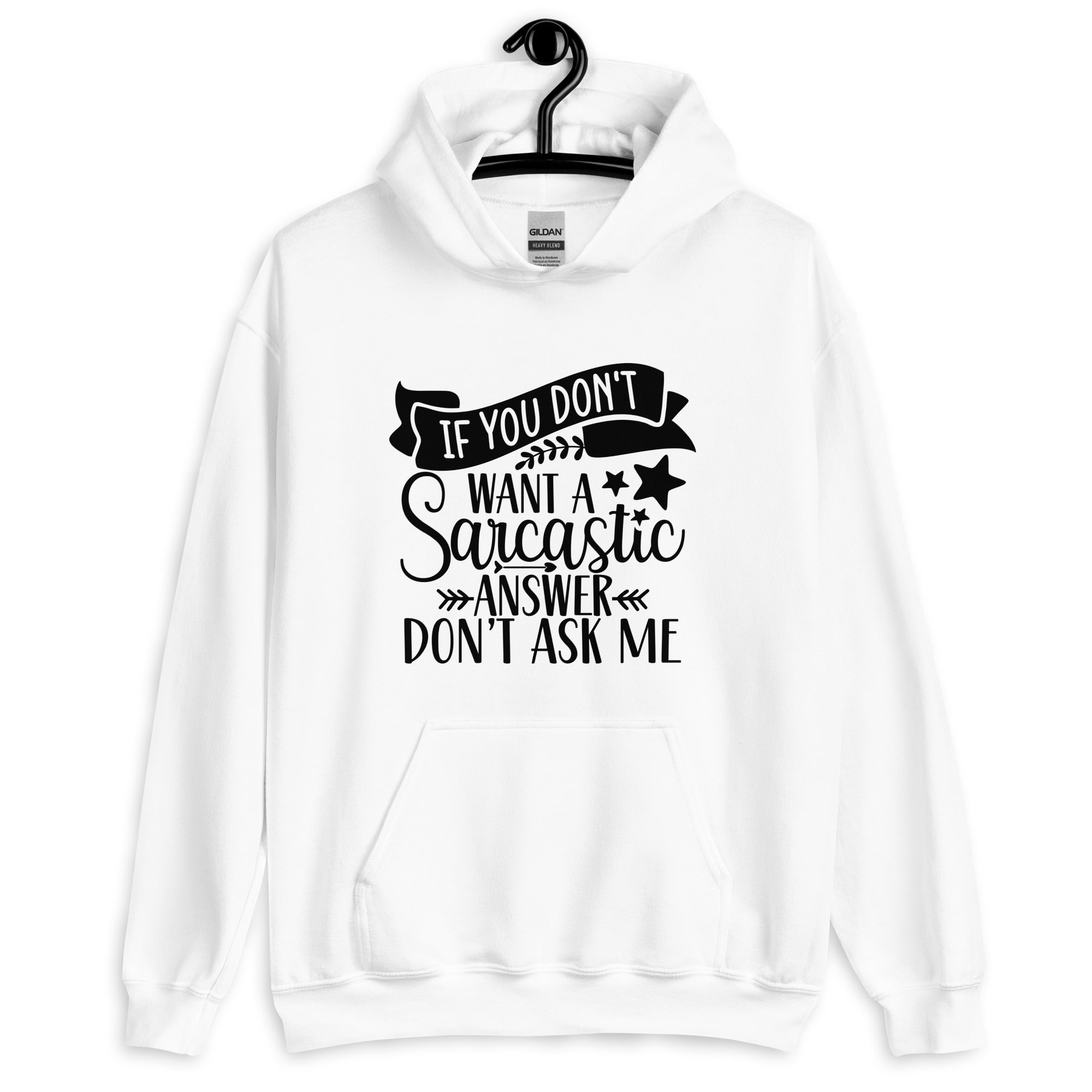 Sarcastic Answer | Funny Sarcasm Printed Women Hoodie