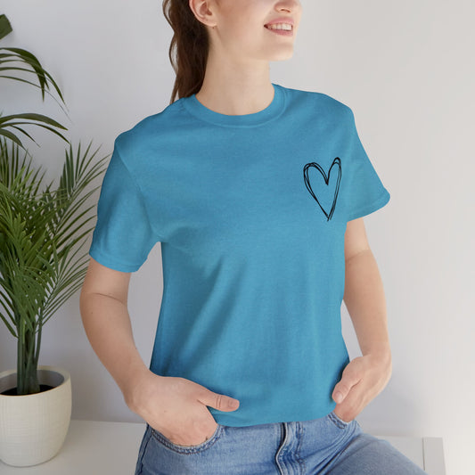 Corazón | Camiseta de mujer estampada de San Valentín 