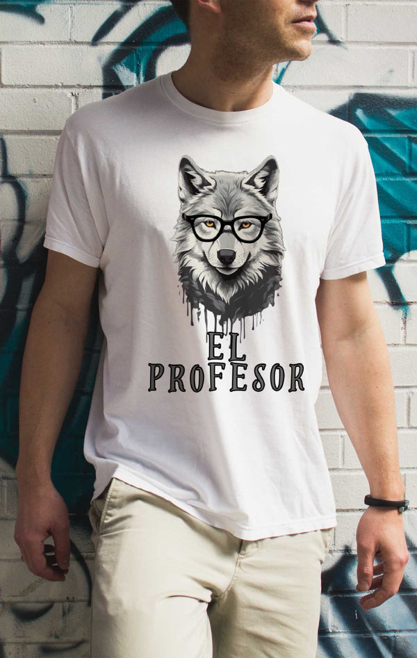 El Profesor | Camiseta estampada de profesor para hombre 